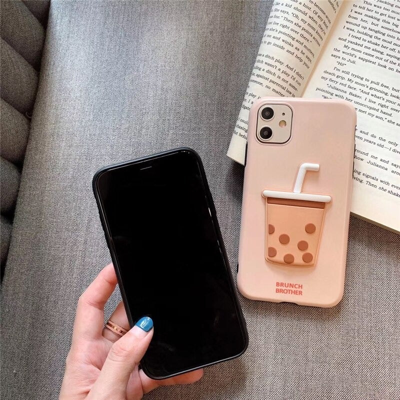 Kawaii Boba Tea Iphone Case – BlossomMemento Kawaii Boba Tea Iphone Case – BlossomMemento