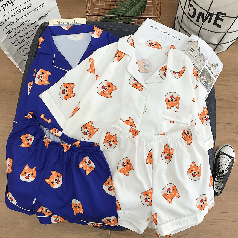 Shiba pajamas deals