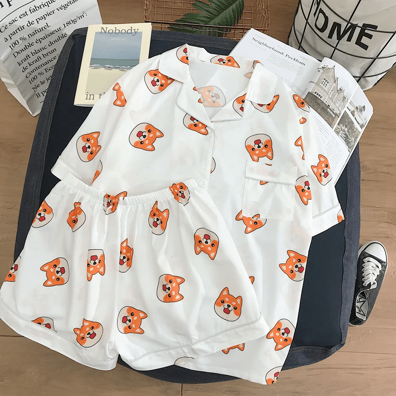 Shiba inu pajama 2024 pants