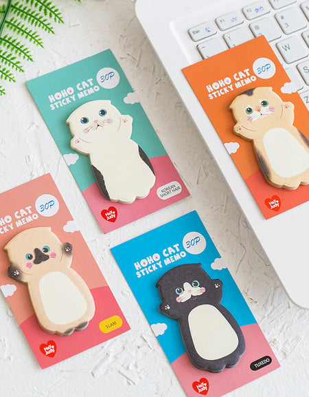 8 pcs Cartoon cat sticky memo Post pad marker it note planner stickers Cute Stationery office accessories School supplies A6044