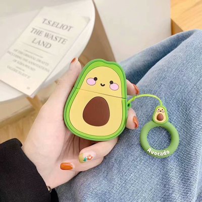 Avocado cartoon earphone set