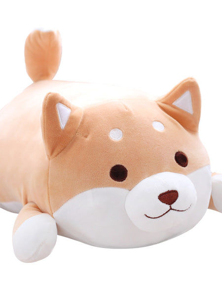36cm 55cm Cute Fat Shiba Inu Dog Plush Toy Stuffed Soft Kawaii Animal Cartoon Pillow Lovely Gift For Kids Baby Children Gifts