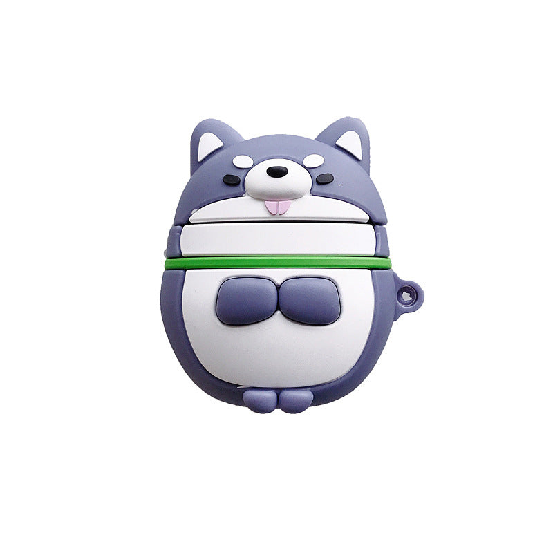 Compatible with Apple, Cute Shiba Inu Headphones Set