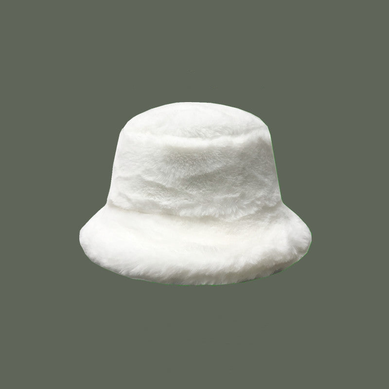 Plush basin hat Korean hat