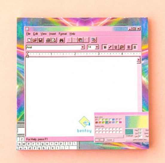 Cute Gamer Computer Sticky Note Memos