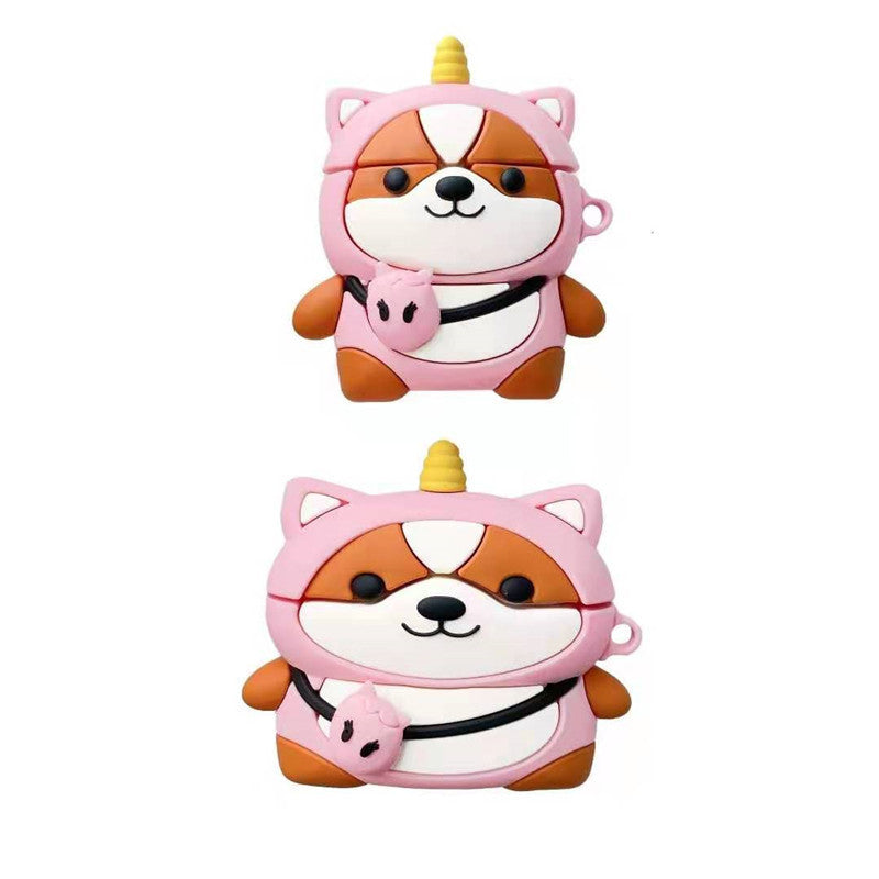 Compatible with Apple, Compatible with Apple , Creative Soft Silicone Case for Bluetooth Wireless Earphone Case