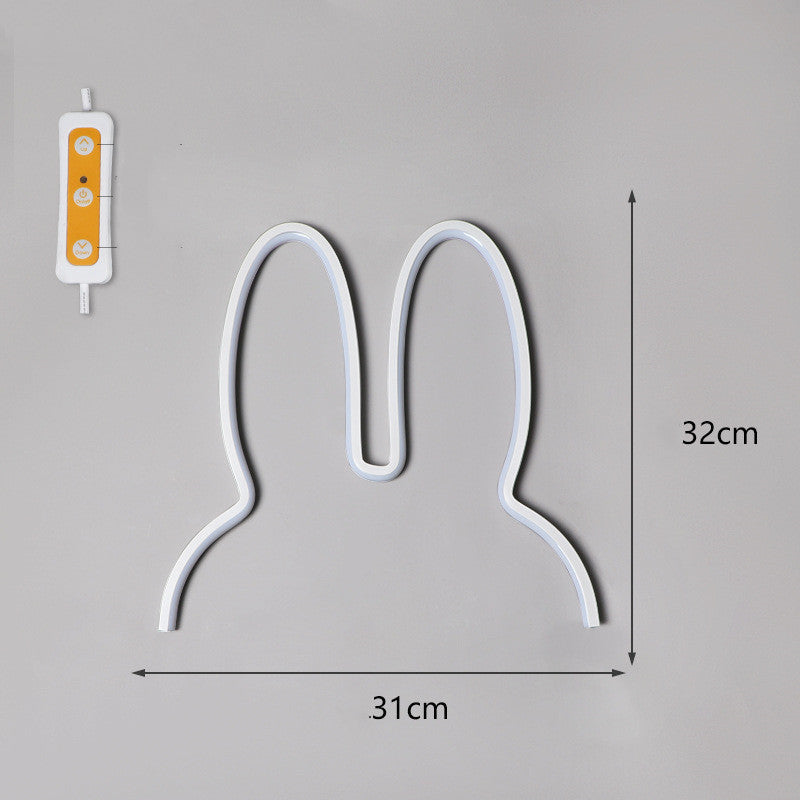 Led Rabbit Large Creative Night Light