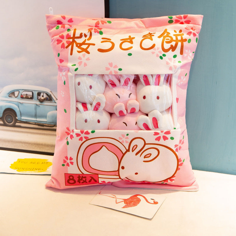Net red snack pillow Japanese cat cute doll