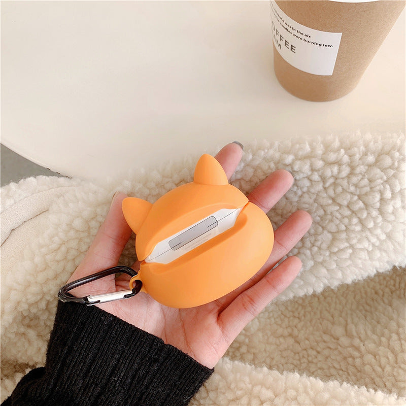 Compatible with Apple, Cute cartoon silicone anti-fall soft shell