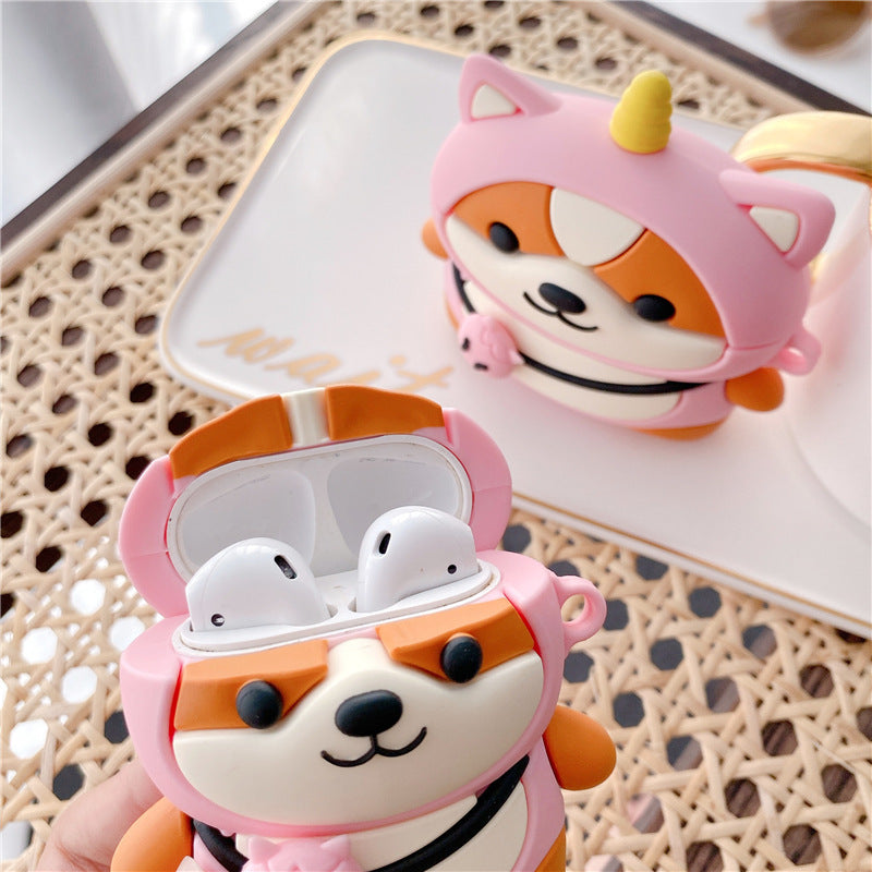 Compatible with Apple, Compatible with Apple , Creative Soft Silicone Case for Bluetooth Wireless Earphone Case