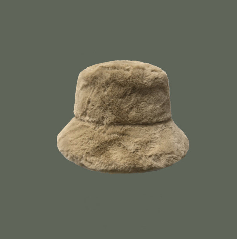 Plush basin hat Korean hat