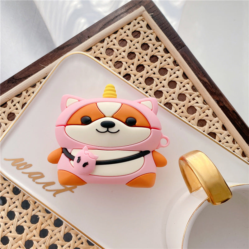 Compatible with Apple, Compatible with Apple , Creative Soft Silicone Case for Bluetooth Wireless Earphone Case