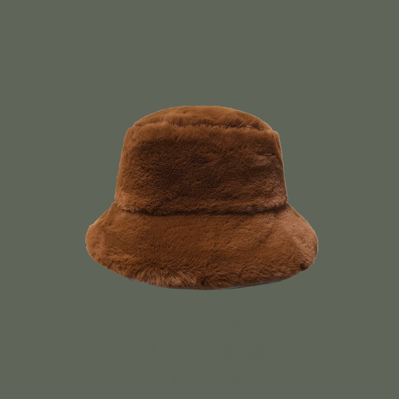 Plush basin hat Korean hat