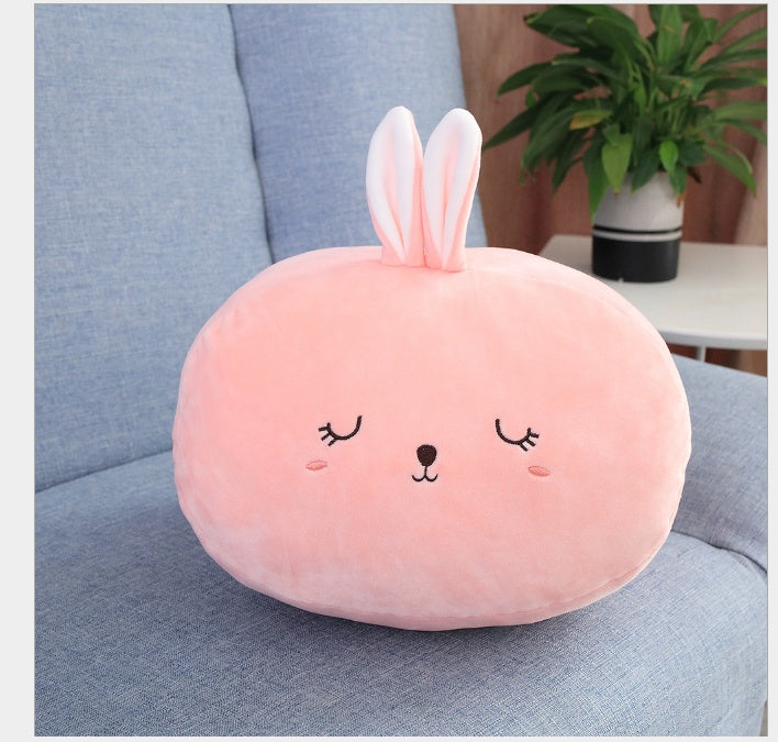 Cute cartoon down cotton winter warm pillow