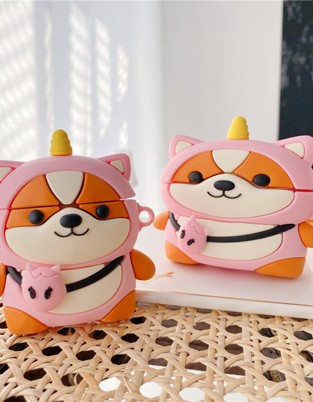 Compatible with Apple, Compatible with Apple , Creative Soft Silicone Case for Bluetooth Wireless Earphone Case