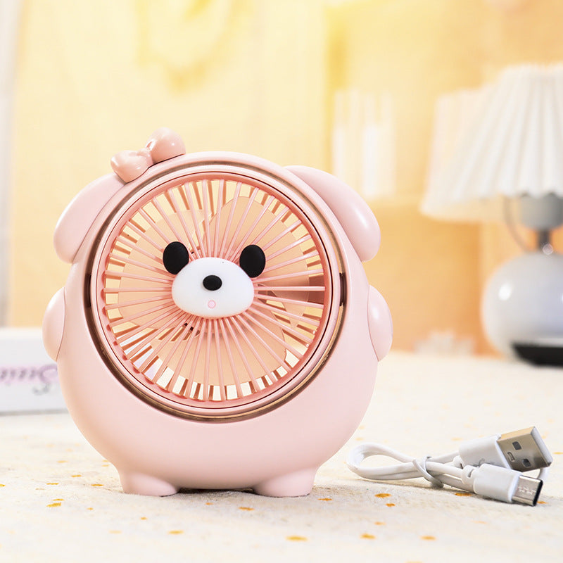 Fashion Cute Dog Desktop Electric Fan