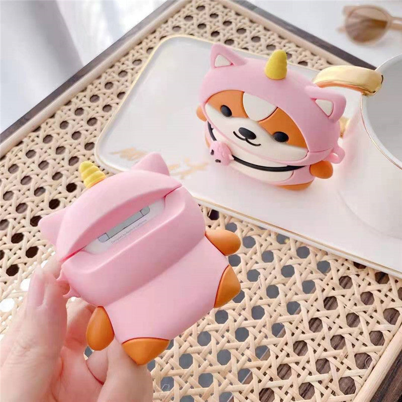 Compatible with Apple, Compatible with Apple , Creative Soft Silicone Case for Bluetooth Wireless Earphone Case