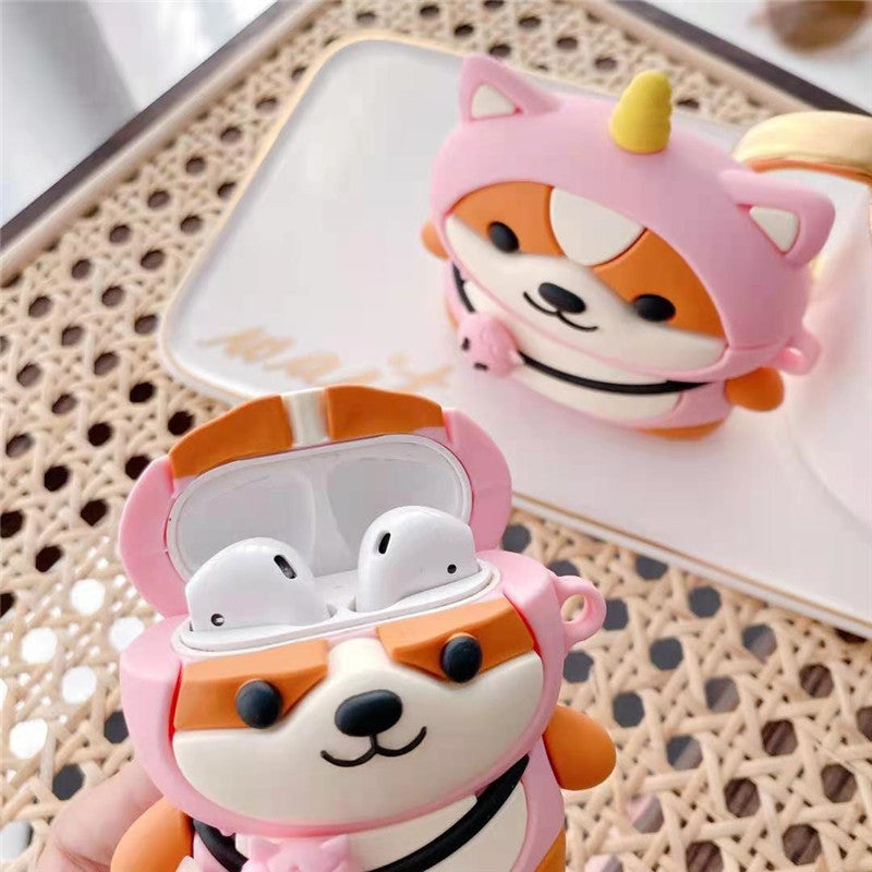 Compatible with Apple, Compatible with Apple , Creative Soft Silicone Case for Bluetooth Wireless Earphone Case