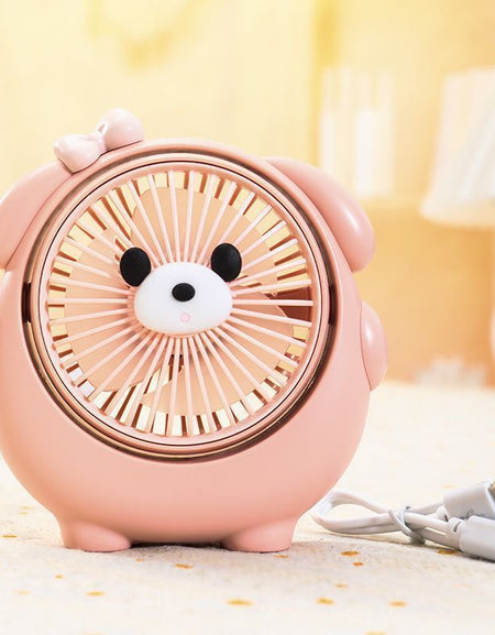 Fashion Cute Dog Desktop Electric Fan