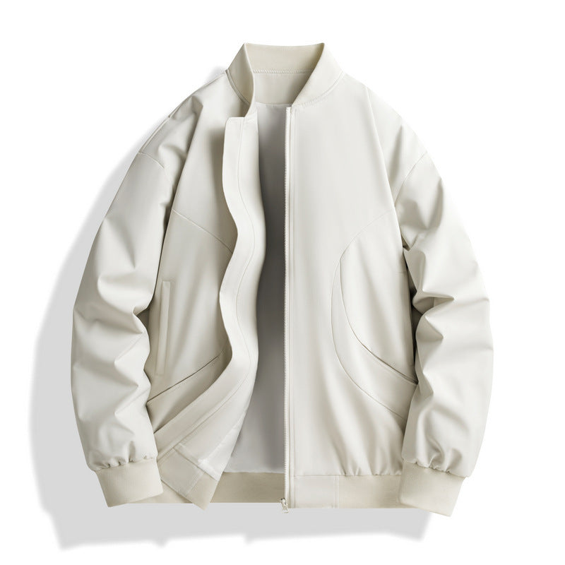 Casual Plus Size Loose Cardigan Baseball Uniform Jacket