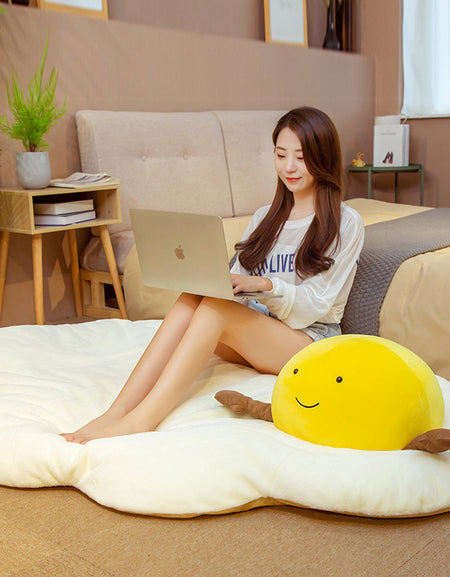 Fun Poached Egg Carpet