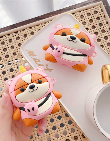 Compatible with Apple, Compatible with Apple , Creative Soft Silicone Case for Bluetooth Wireless Earphone Case