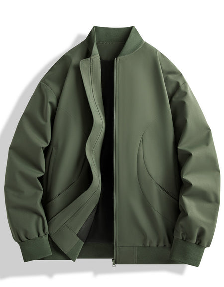 Casual Plus Size Loose Cardigan Baseball Uniform Jacket