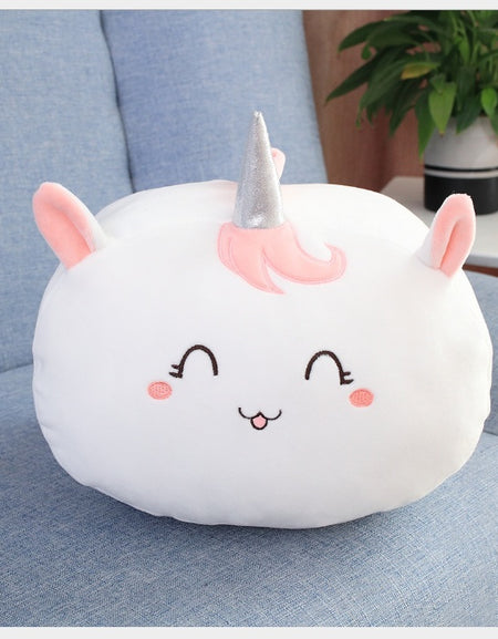 Cute cartoon down cotton winter warm pillow