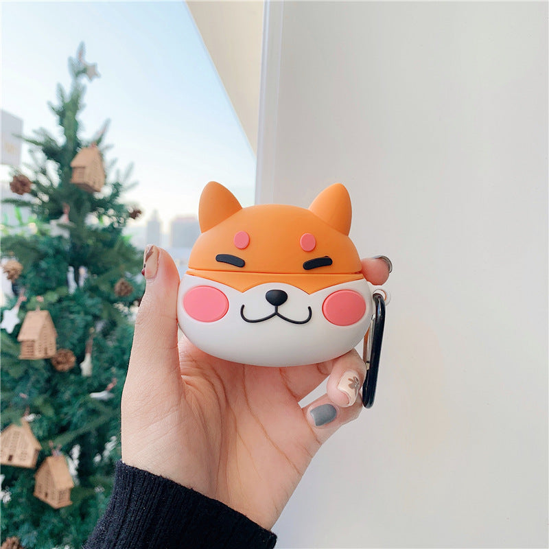 Compatible with Apple, Cute cartoon silicone anti-fall soft shell