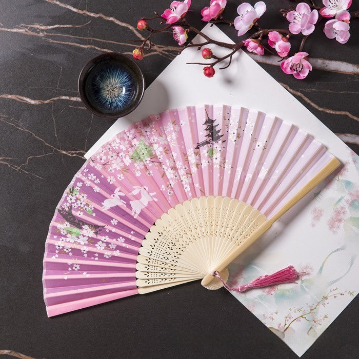 Retro Chinese Style Folding Fan