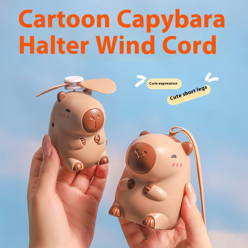 Children's Mini Halter Little Fan Usb Rechargeable Handheld Portable Electric Fan