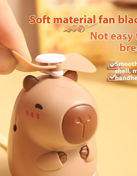 Children's Mini Halter Little Fan Usb Rechargeable Handheld Portable Electric Fan