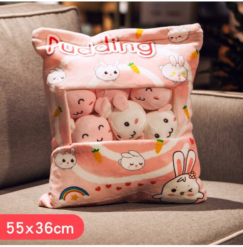 Net red snack pillow Japanese cat cute doll