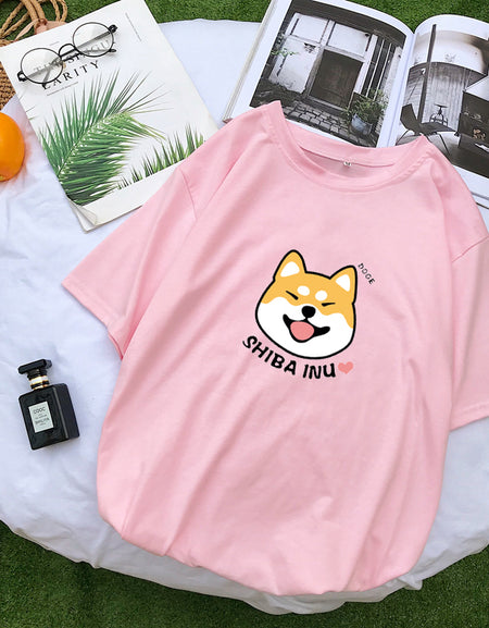 Kawaii Funny Shiba Inu T-shirt