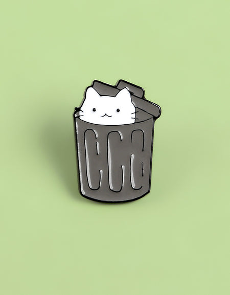 Kawaii Kitty Bin Pin
