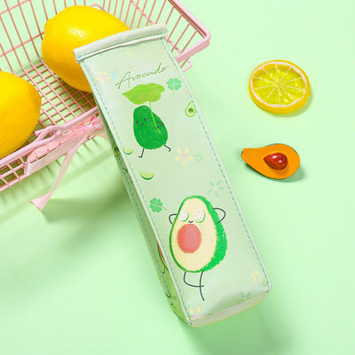 Kawaii Avocado Pencil Case