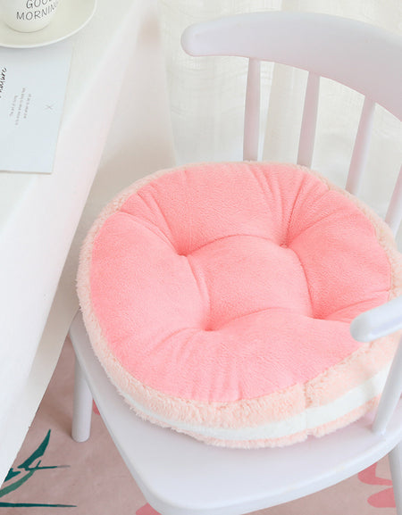 Kawaii Macaron Seat Cushion