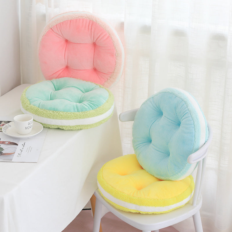 Kawaii Macaron Seat Cushion