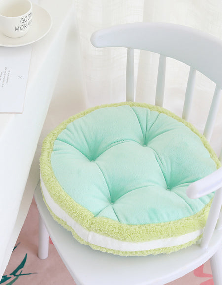 Kawaii Macaron Seat Cushion