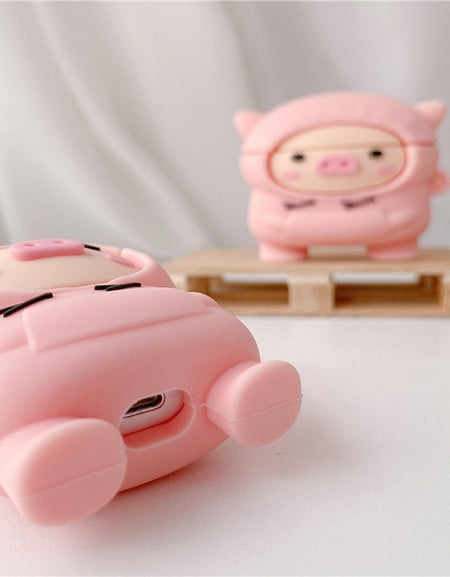 Kawaii Pig Sweater Airpods Case