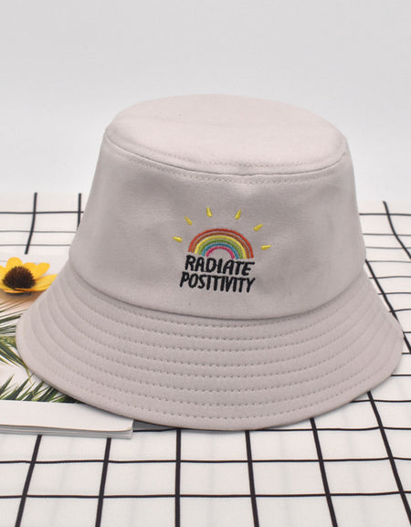 Kawaii Rainbow Bucket Hat