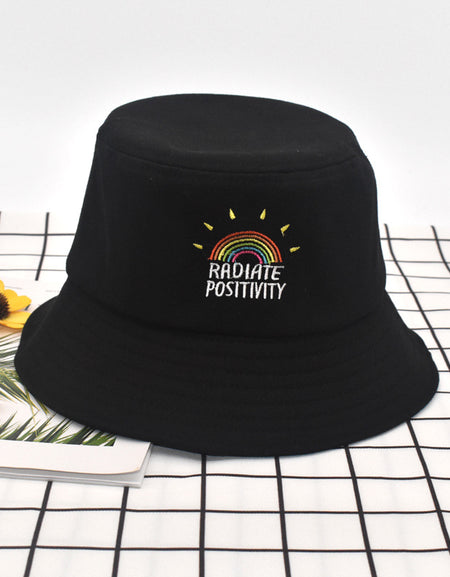 Kawaii Rainbow Bucket Hat