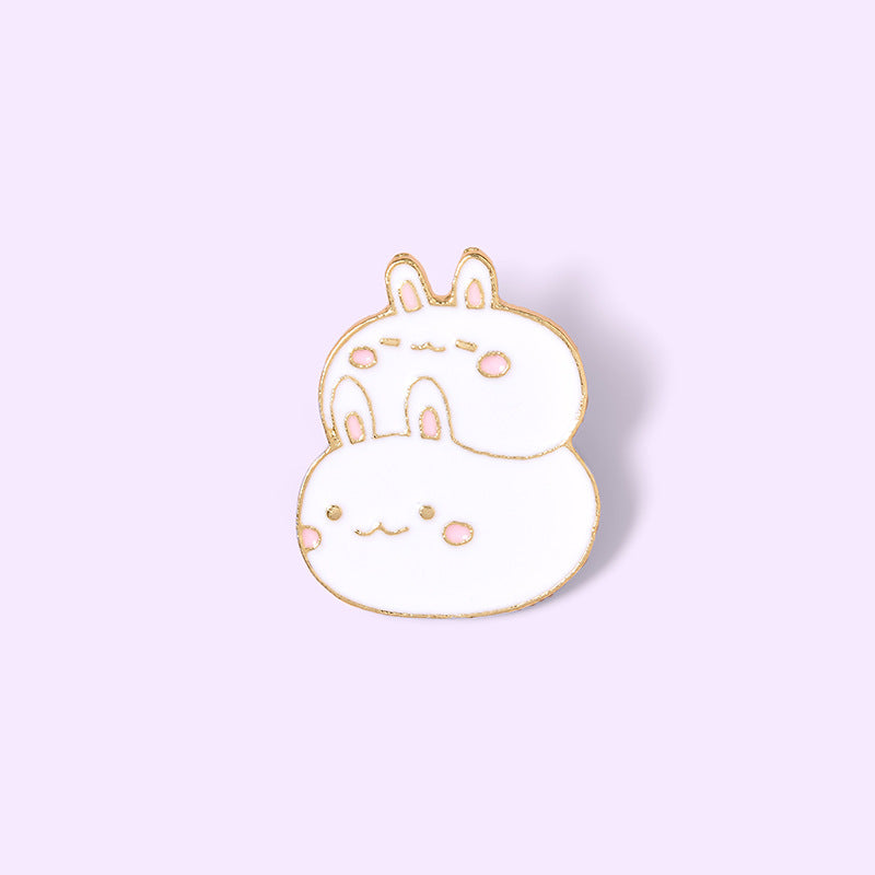Kawaii Little Fat Rabbit Pin