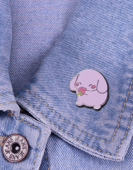 Kawaii Strawberry Bunny Pin