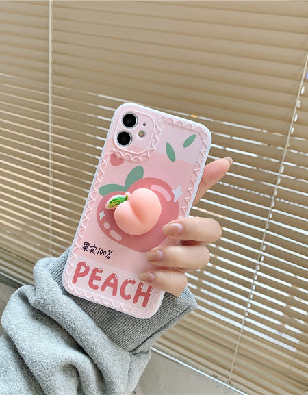 Kawaii Peach Phone Case