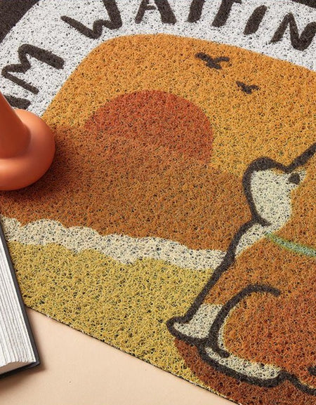 Kawaii Shiba Inu Floor Mat