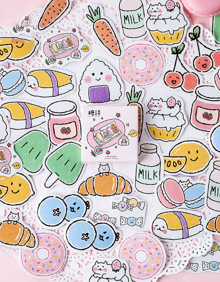 Kawaii Food Stickers