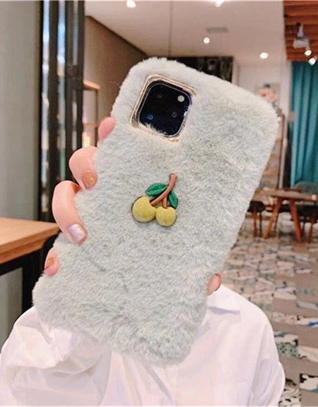 Kawaii Warm Cherry Phone Case