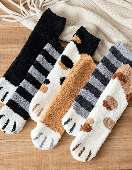Kawaii Thick Cat Socks