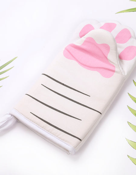 Kawaii Cat Paw Oven Mitts